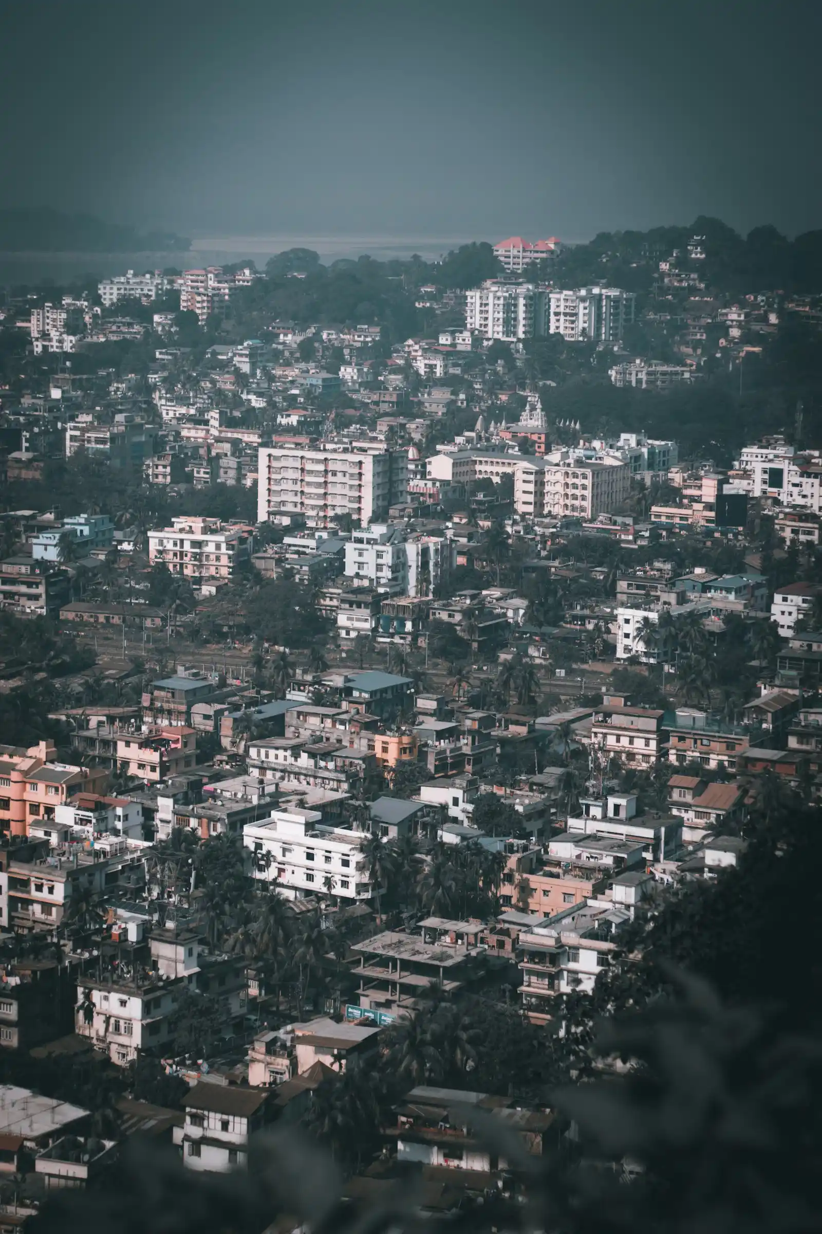 Guwahati seen from above
